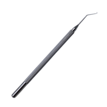 Rosen Chopper, 45 Degrees Interior Cutting Edge, Blunt Tip, Angled, 9mm Bend To Tip, Round Knurled Handle, Overall Length 4-1/2" (114mm) K3-2395,K3-2395