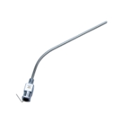Rosen Suction Tube, Angled, 14ga (0641" or 1.63mm), Working Length 60mm, Overall Length 101mm 