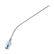 Rosen Suction Tube, Angled, 15ga (0522" or 1.46mm), Working Length 60mm, Overall Length 100mm 