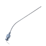 Rosen Suction Tube, Angled, 17ga (0456" or 1.155mm), 60mm Working Length, Overall Length 100mm 