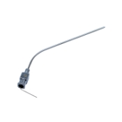 Rosen Suction Tube, Angled, 17ga (0456" or 1.155mm), Working Length 60mm, Overall Length 101mm 