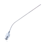 Rosen Suction Tube, Angled, 18ga (0403" or 12mm), 60mm Working Length, Overall Length 100mm 