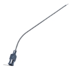 Rosen Suction Tube, Angled, 18ga, (0.403" or 12mm), 60mm Working Length, Overall Length 4" (101mm) 