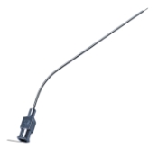 Rosen Suction Tube, Angled, 18ga, (0.403" or 12mm), 60mm Working Length, Overall Length 4" (101mm) 