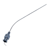 Rosen Suction Tube, Angled, 22ga (0253" or 0.643mm), Working Length 60mm, Overall Length 101mm 