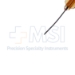 Roud Sub Tenon/Peribulbar Needle, Curved, Beveled Down, Extra Sharp, 25ga, 16mm (1/2") - CA9960