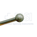 Round Diamond Burr, 5mm Wide, Overall Length 20.5mm 