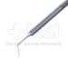 Rowen Buratto Lasik Flap Protector, Double Ended, Crescent Shaped 10mm Blade, Angled Slightly Curved Spatula, Longitudinal Grooved Handle - 11-4-2885