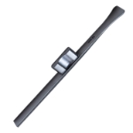 Rubin Osteotome, Straight, 12mm Cutting Edge, Both Corners Rounded, Finger Grip, Overall Length 6-1/4" (159mm) 