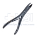 Ruskin Liston Bone Cutting Forceps, Angled, Flat Delicate 19mm Long Blades, Double Action, Spring Handle, Overall Length 6" (152mm) - D7550