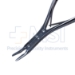 Ruskin Rongeur, Curved Jaw, 2mm x 15mm Bite, Double Action, Spring Handle, Overall Length 6" (152mm) - D7533