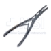 Ruskin Rongeur, Curved Jaw, 4mm x 16mm Bite, Double Action, Spring Handle, Overall Length 7-1/4" (184mm) - D7527