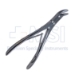 Ruskin Rongeur, Curved Jaw To The Side, 5 x 10mm Bite, Double Action, Spring Handle, Overall Length 7-1/4" (184mm) - D7525