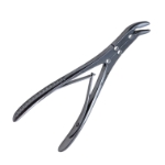 Ruskin Rongeur, Curved Jaw To The Side, 5 x 10mm Bite, Double Action, Spring Handle, Overall Length 7-1/4" (184mm) 