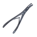 Ruskin Rongeur, Curved, 6mm x 16mm Bite, Double Action, Spring Handle, Overall Length 7-1/4" (184mm) 
