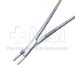 Ryder Micro Needle Holder, TC, 1mm Serrated Jaw, Overall Length 5" (127mm) - D1240