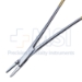 Ryder Micro Needle Holder, TC, 2mm Serrated Jaw, Overall Length 5" (127mm) - D1257