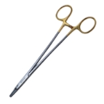 Ryder Micro Needle Holder, TC, 2mm Serrated Jaw, Overall Length 7" (178mm) 