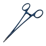 Ryder Needle Holder, Titanium, Delicate Diamond Dusted Jaws, Overall Length 6" (150mm) 