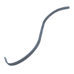 "S" Retractors, 5.5mm Wide, Set of Two 