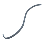"S" Retractors, 5.5mm Wide, Set of Two 