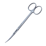 Sanvenero Scissors, Curved, Overall Length 5-1/2" (140mm) 