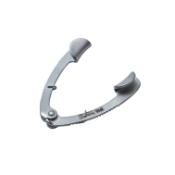 Sauer Infant (A) Eye Speculum, Solid 8mm Blades, 20mm Spread, Dull Finish, Overall Length 1-3/8" (35mm) 1213093,21-May,E4110