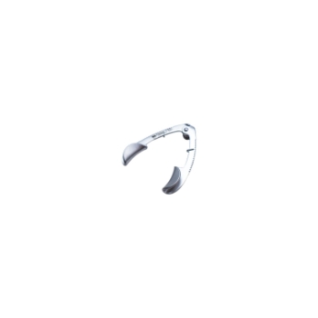 Sauer Infant (B) Eye Speculum, Solid 11mm Blades, Dull Finish, 18mm Spread, Overall Length 1-3/8" (34mm) 1647916,11/2/6411,K1-5300,08-08130,E4110