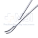 Sawtell Tonsil Forceps, Curved, One Open Ring Handle, Overall Length 7-1/2" (190mm) - 561412J