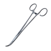 Sawtell Tonsil Forceps, Curved, One Open Ring Handle, Overall Length 7-1/2" (190mm) 
