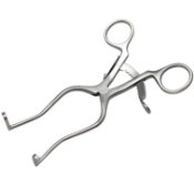 Scalp Contour Retractor, 1 x 1 Prongs, Blunt, Overall Length 5-1/4" (133mm) 