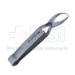 Schaedel Towel Clamp, Cross Action Clamp, Polished Finish, Overall Length 3-1/2" (90mm) - 5-7885