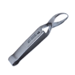 Schaedel Towel Clamp, Cross Action Clamp, Polished Finish, Overall Length 3-1/2" (90mm) 2186099,May-85,E6774