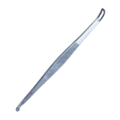 Schamberg Comedone Extractor, Double Ended, Crimped, Small Loop, Medium Loop, Flat Handle, Overall Length 3-3/4" (95mm) 
