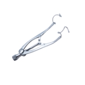 Schapira Speculum, Adult, Adjustable, 15mm Round Open Blades, Overall Length 2" (52mm) 