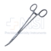 Schnidt Tonsil Forceps, Half Curved, Closed Finger Ring, Overall Length 7-1/2" (190mm) - 33-773MX