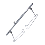 Schott Eye Speculum, Fenestrated Wire Blade, Round Pole Rotatable Adjustment, 12mm Wide Blades, For Children 