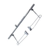 Schott Eye Speculum, Solid Wire Blade, Round Pole Rotatable Adjustment, 14mm Wide Blades, For Adults 