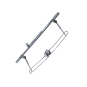 Schott Eye Speculum, Solid Wire Blade, Round Pole Rotatable Adjustment, 12mm Wide Blades, For Children 
