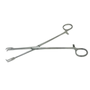 Schroeder Vulsellum Forceps, Straight, 2 x 2 Teeth, Overall Length 9-1/2" (240mm) 