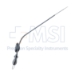 Schuknecht Suction Tube, 22ga, Thumb Plate Cutoff (Bypass), Working Length 3" (78mm), Overall Length 4.8" (120mm) - 114-2709-41