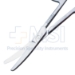 Operating Scissors, Curved, Blunt Tips, Overall Length 4-1/2" (115mm) - 211239J