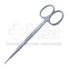 Scissors, With Button, Straight, Overall Length 5" (120mm) - 19-13152