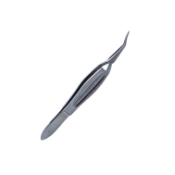 Scleral Plug Forceps, Small Cup Shape In The Inside Of Jaw, Cross Action Design, Wide Serrated Handle, Overall Length 4-1/8" (105mm) 