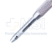 Searcy Chalazion Trephine, With Blade Guard, Resharpenable 2.5mm Blade, Double Windows, Round Knurled Handle, Polished Finish, Overall Length 2" (52mm) - 5-3814