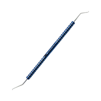 Combo Seibel Style Chopper, Titanium, Double Ended, Angled, 25mm Working Length Connor Wand Style Ball Manipulator, 45 Degrees Angled Shaft, 10mm Bend To Tip, Working Length 21mm Overall Length 5-1/2" (141mm) 