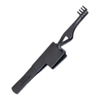 Self-Retaining Retractor, Delicate, 4 x 4 Blunt Prongs, 3mm x 8mm, Adjustable Finger Twist Screw For Spread, Overall Length 4" (102mm) 