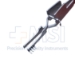 Alm Retractor, Delicate, 4 x 4 Sharp Prongs, 3mm x 8mm, Adjustable Finger Twist Screw For Spread, Overall Length 4" (102mm) - E2417