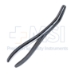 Semb Bone Holing Forceps, Curved Sideways, 8mm Wide Jaw, Deep Teeth, Without Ratchet, Overall Length 7-1/2" (190mm) - D7074