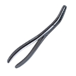 Semb Bone Holing Forceps, Curved Sideways, 8mm Wide Jaw, Deep Teeth, Without Ratchet, Overall Length 7-1/2" (190mm) 